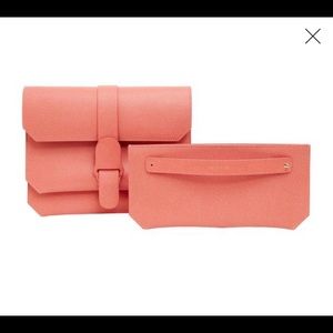 Senreve clutch w/ Removeable Bracelet Pouch